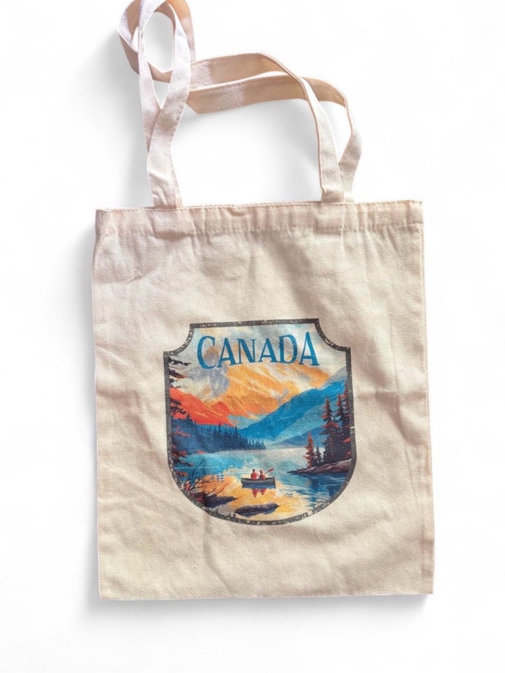 CANADA canvas tote. Like new condition. (1457) 13.6”x15.5”. #canada #canoe